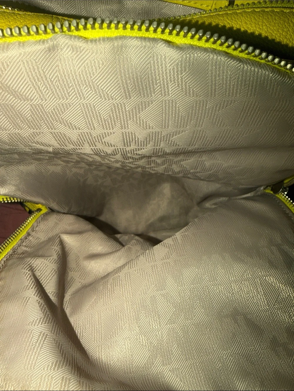 Michael Kors Yellow Leather Studded Mini Backpack